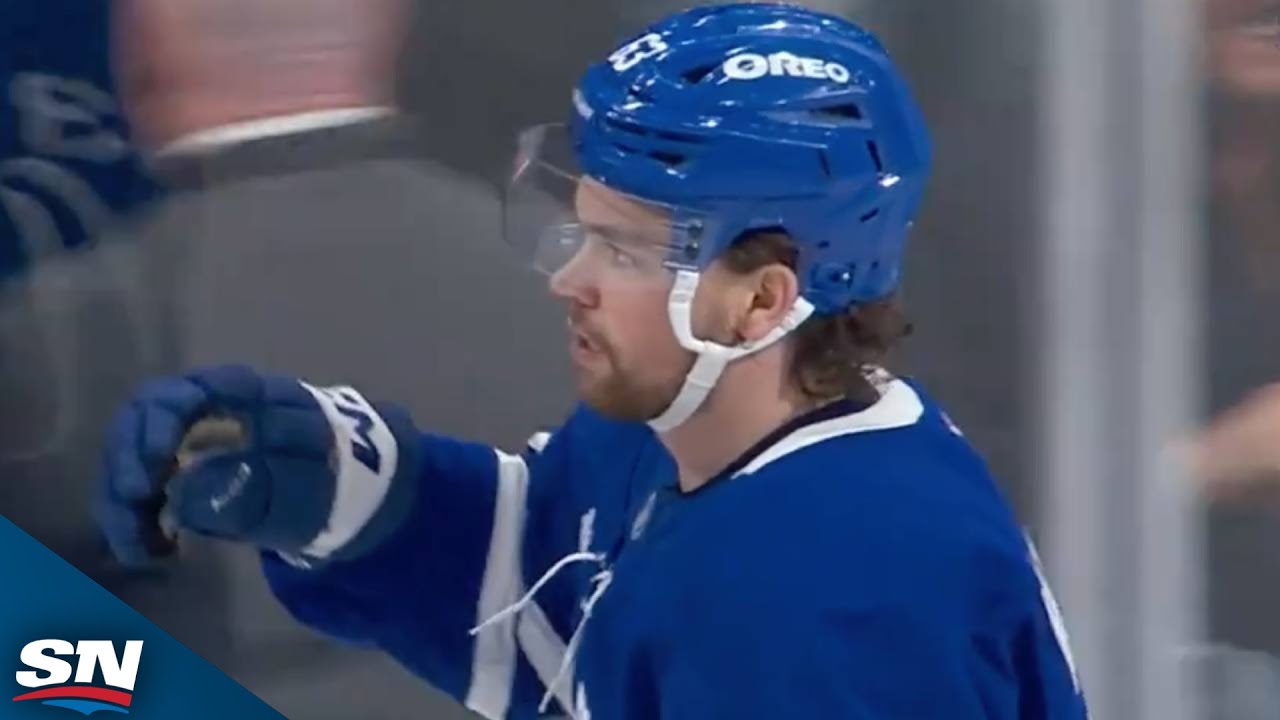 Matias Maccelli Finishes Off Slick Pass From William Nylander For First With Maple Leafs