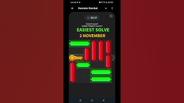 2 November Mini Game 100% Easily Solved Today | Hamster Kombat Mini Game 2 November 2 Nov Mini Game