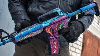 How to make M4A1-S | Hyper Beast from CS:GO DIY