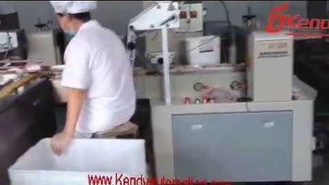 Chinese snack  shaqima feeding and packing line