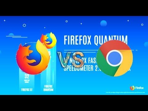 Android : Firefox Quantum vs Google Chrome