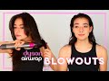 REVIEW AND REAL-TIME DEMO OF DYSON AIRWRAP FOR CURLY HAIR BLOWOUTS// JOANNA