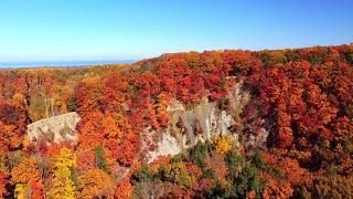 View of Devil's Backbone 2022 Wintergreen Gorge Erie, PA Autumn