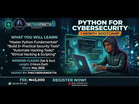 Python for Cybersecurity Bootcamp