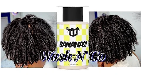 Wash N Go w/  The Doux Bananas Xtreme Hold Hair Gel