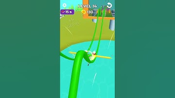 stunt rails game level 14 #shorts