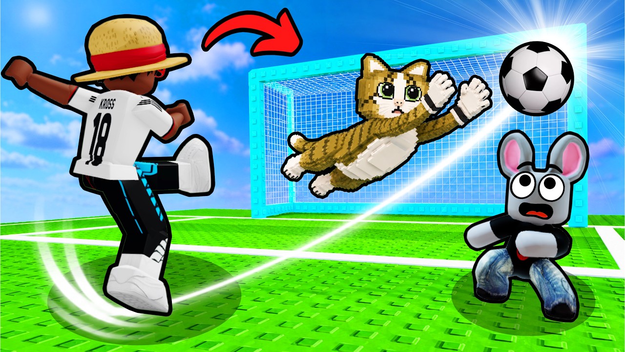 🏆 FIZ GOLS EM BRAINROTS GOLEIROS PARA ME TORNAR O MELHOR NO ROBLOX COM O LARRYZINHO!