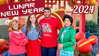 Lunar New Year Opening Day at Disney California Adventure 2024 | New Characters & Food!