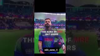 AURA OF MRF BAT USES 🗿🗿 #cricket #bkffofficial1
