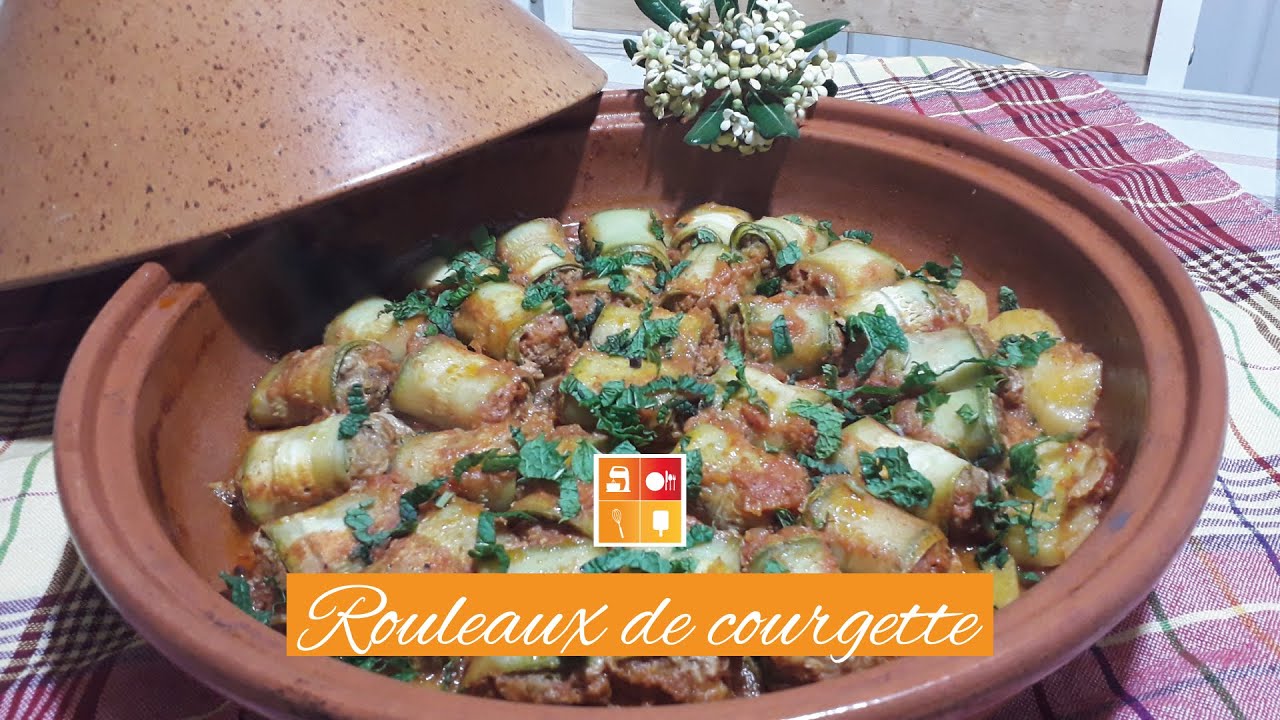 Rouleaux de courgette - قرعة محشية ملفوفة بالفريك واللحم طريقة مختلفة بنينة وخفيفة في رمضان