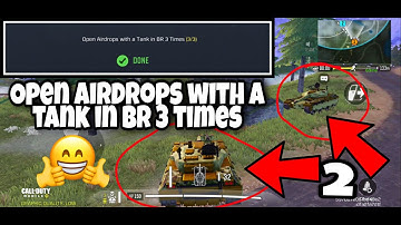 Open Airdrops with a Tank in BR 3 Times | Battle Royale | Tips & Tricks CODM Challenges #StevieObie