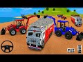 🫀DRIVE JCB // UNLOADED BORI LOADED ON PANJABI TRUCK // DUMPER TRUCK IN 3D GAME//💘