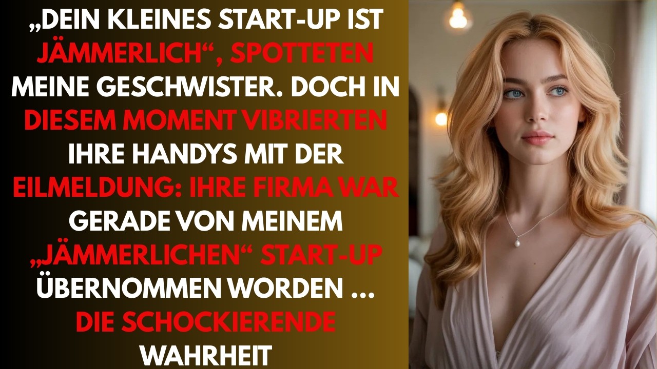 Sie nannten mein Unternehmen beim Abendessen 