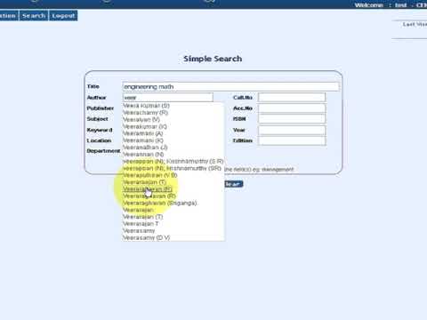 Web OPAC - How to Use it