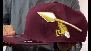 Redskins 'THROWBACK SPEARS SNAPBACK' Maroon Hat by New Era