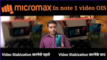 Micromax In Note 1 Video Stabilization On OIS after 1st OTA update | Video EIS Camera
