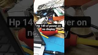 servis laptop hp 14s-cf3076tu power on no dsiplay