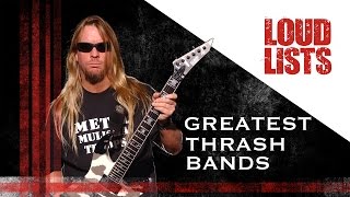 Video thumbnail of "10 Greatest Thrash Metal Bands"