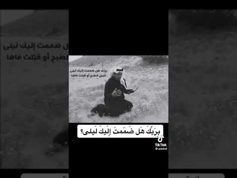 بربك هل ضممت إليك ليلى