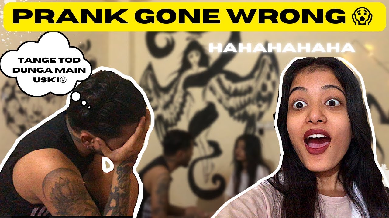 Prank On My Boyfriend 😂| GONE WRONG 😱 | WE Fighting Couple #prankvideo ...
