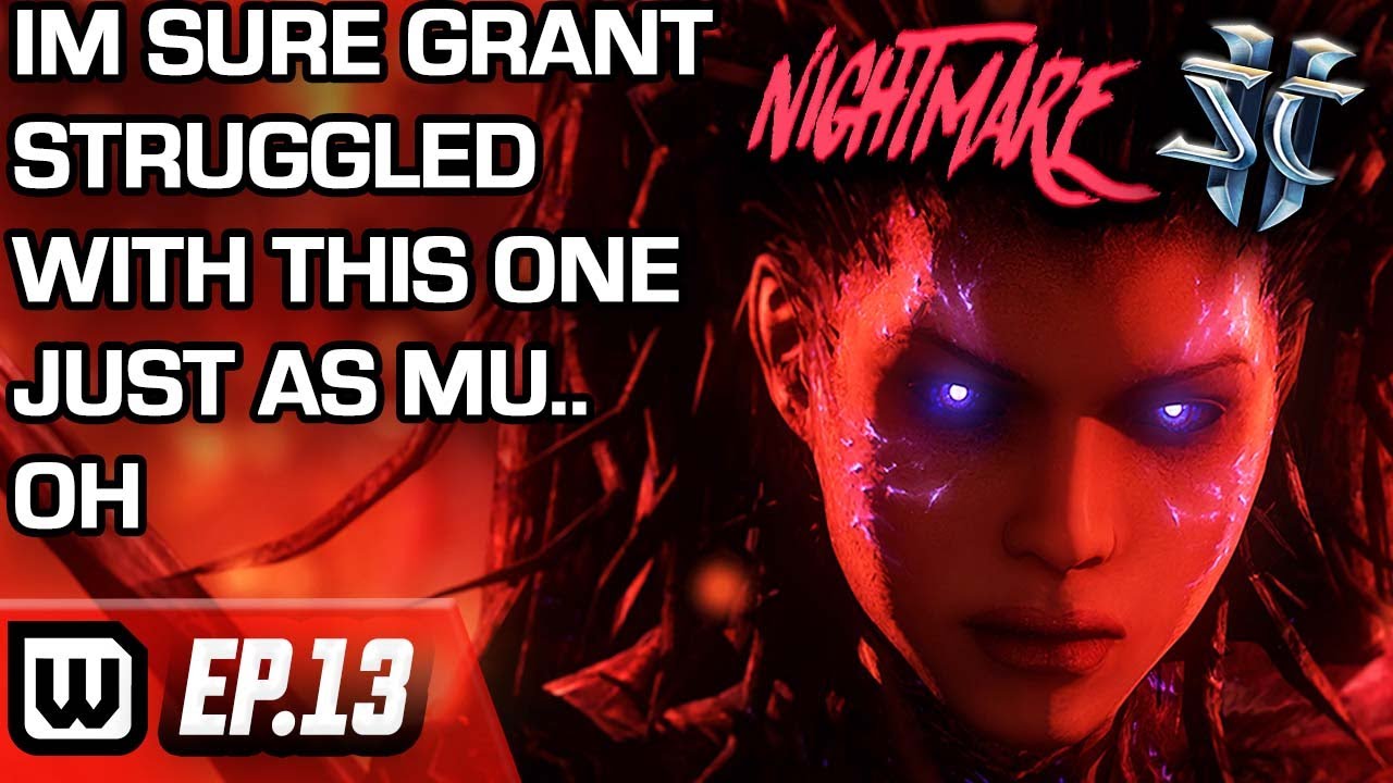 SC2 Heart of the Swarm - NIGHTMARE Difficulty Ep. 13 || The Crucible ...