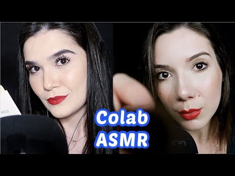 COLLAB ASMR: INAUDIBLE WHISPERS, LENS BRUSHING and MOUTH SOUNDS - Monique e Naiane
