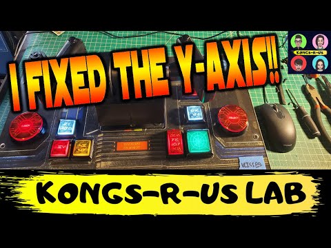 Opening and Troubleshooting a Star Wars Arcade 1Up Yoke (Y-Axis Issues) from Kongs-R-Us