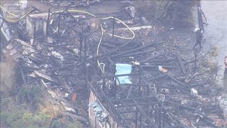 住宅3軒火事1人死亡　茨城・常総市　88歳男性と連絡取れず(2025年12月11日)