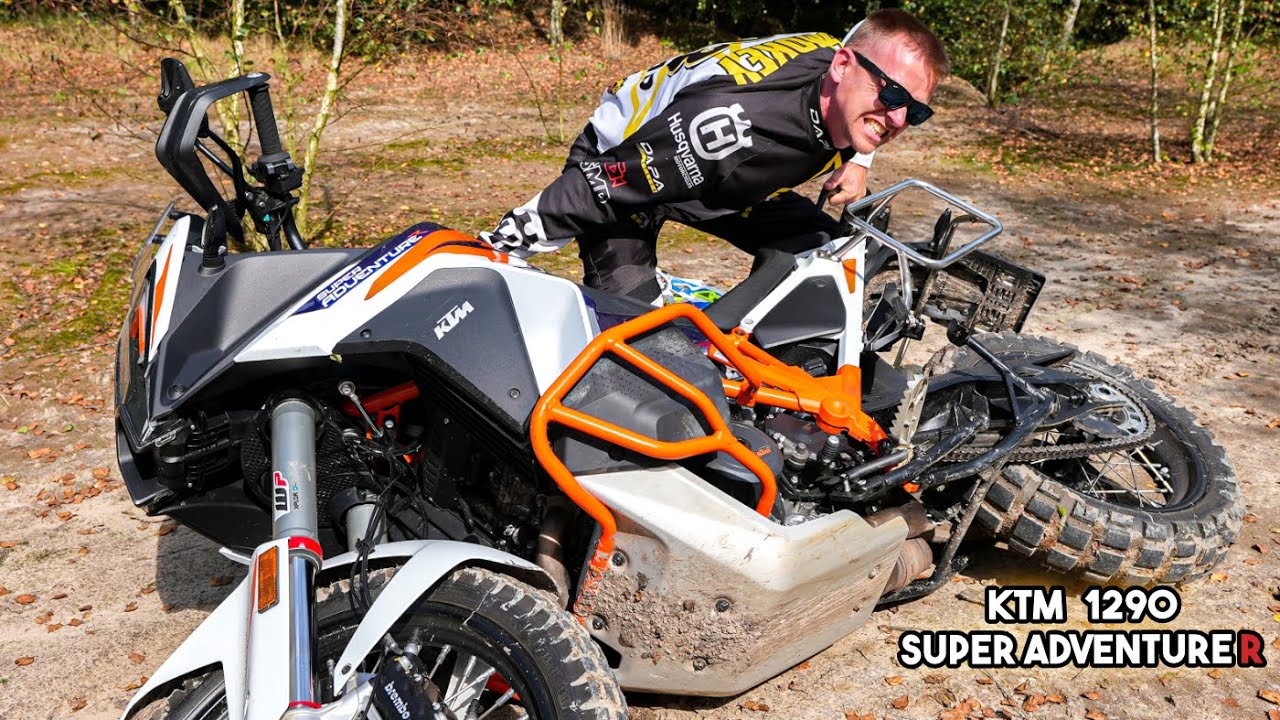 HOW TO Pick Up a HEAVY Adventure Motorcycle ALONE YouTube