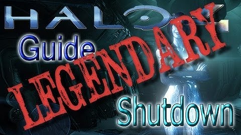 BEST SHUTDOWN LEGENDARY WALKTHROUGH FOR NOOBS (IRON ON) Halo 4