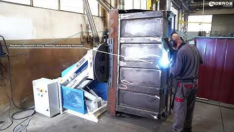 3 Axis Welding Positioner - Sideros Engineering - RL 2000 - Load Capacity 2000 kg - 4400 lbs