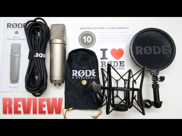 Rode NT1A Unboxing and Audio Test 