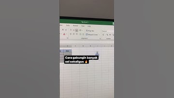 Tutorial Menggabungkan Banyak Sel di excel