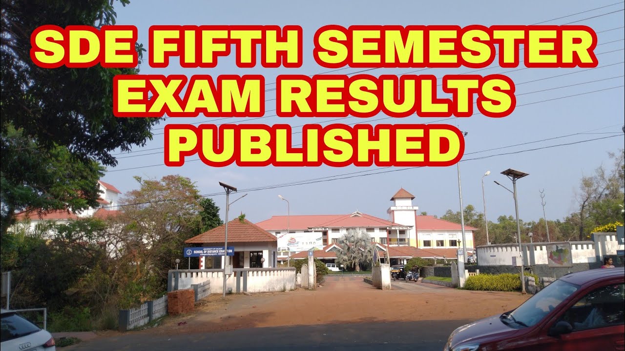 Calicut University Exam Results Published