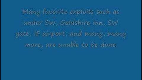 Tribute to exploits. (Nerfed in patch 2.4)