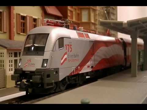 送料込み　鉄道模型　HOゲージ　ROCO Taurus Railjet Yahoo!オークション - Roco Railjet 8両セット DCCサウンド付