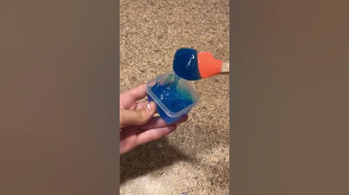 No Glue Shampoo Slime!! 🫧🫧 #slime #shorts