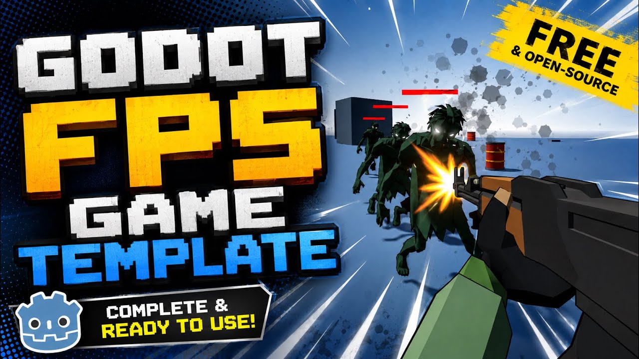 Godot FPS template [FREE & open-source] - YouTube