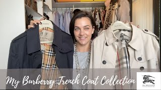 (reviewing) My Burberry Trench Coat Collection