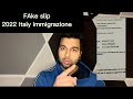 Fake slip 2022 Italy immigrazione