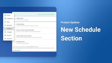 Schedule Section  | 123FormBuilder