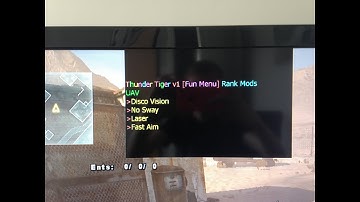 Thunder Tiger v1.4 CFG Mod Menu Ps3 + Download RECODED FOR MW2!! Marty284 Serverah