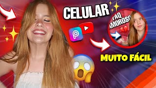 How to make a VIDEO COVER (Professional) for YOUTUBE on your CELL PHONE 😱♥️ - Anna Bernardes screenshot 4