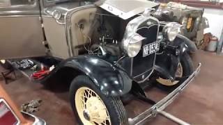 1931 Ford Model A - New points and condenser and lower plate wire installed.