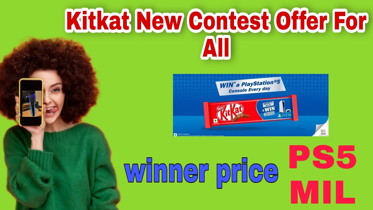 Kitkat New Contest Offer | Win PlayStation 5 Console, Free Ps5 Mil, All user Offer !!🔥🔥
