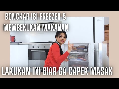 Begini Caraku Gonta-ganti Menu Masakan || Bongkar Isi Freezer || Cara Membekukan Makanan