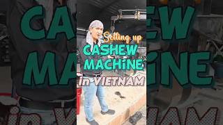 Setting up Cashew Machines in Vietnam#johncashewmachine #cashewcuttingmachine #cashewshellingmachine
