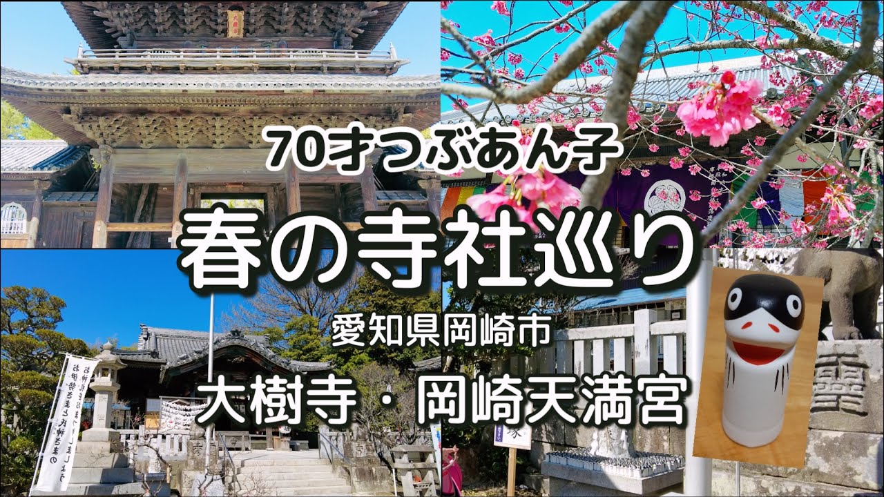 #37 春の寺社巡り　家康ゆかりの大樹寺・岡崎天満宮