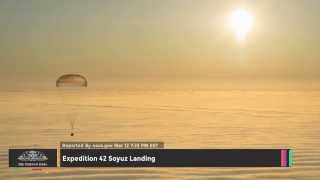 Expedition 42 Soyuz Landing