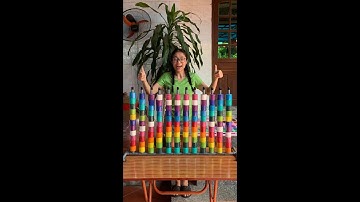 Fun game solving color ball puzzle in real life skill based